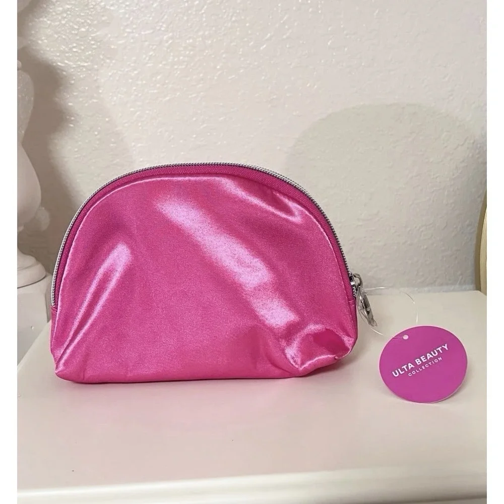 NWT ULTA BEAUTY COLLECTION 9‎ PC MAKEUP SET PINK POUCH BAG EYESHADOW BLUSH TOOLS